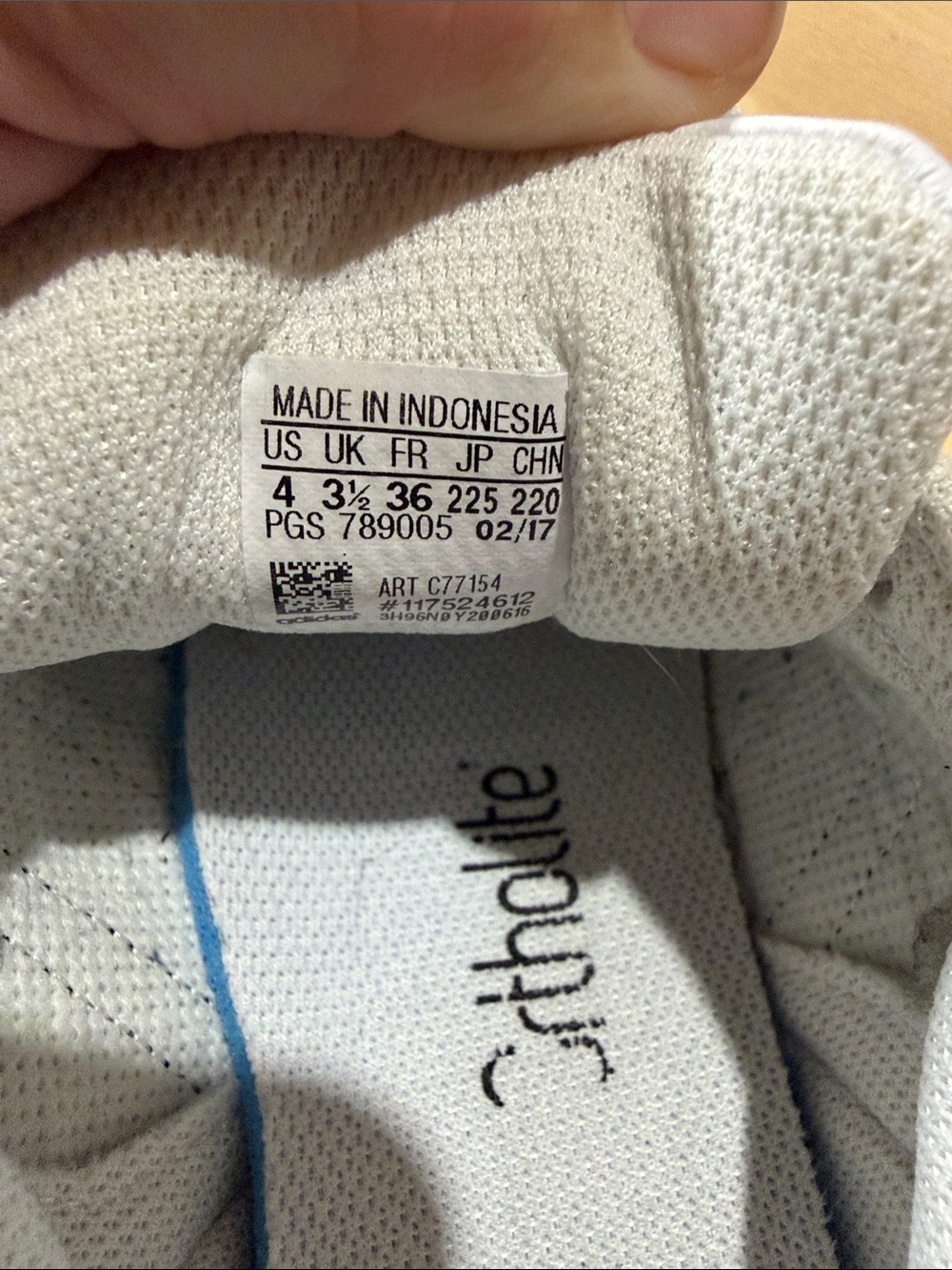 adidas White and Black Kids' Classic Shell-Toe Sneakers - Picture 4 of 4